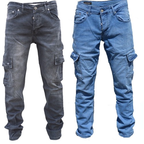 Herren cargo jeans regular - jeans,
