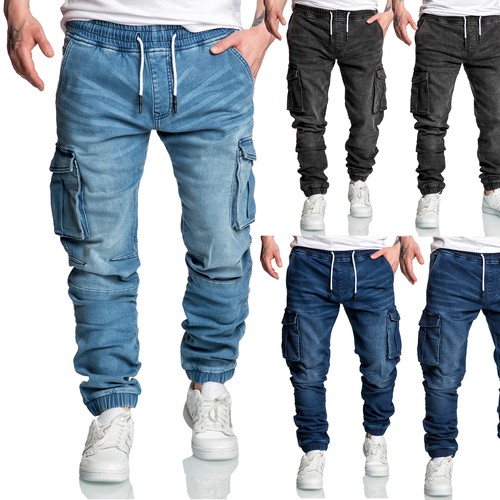 Herren sweathose stretch - herren, in