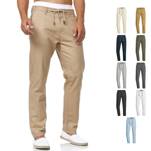 Indicode herren leinenhose - herren,