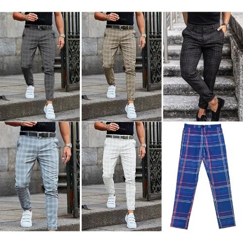 Anzughose herren kariert chino - anzughose,