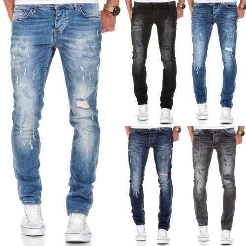 Herren strech destroyed slim - destroyed,