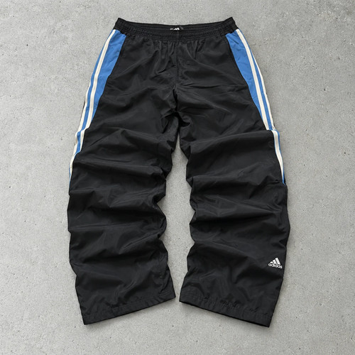 90s adidas track - pants, blau