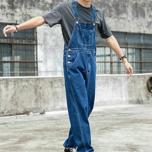 Herren denim latzhose overall - herren,