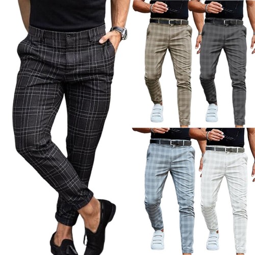 Anzughose herren kariert chino - kariert,