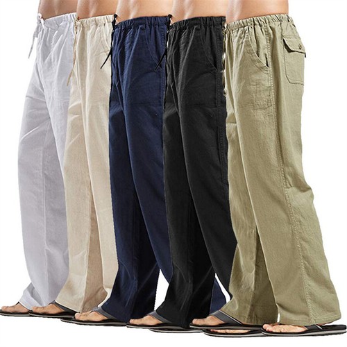Herren leinenhose freizeit - herren,