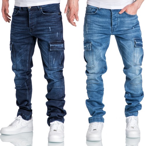 Herren cargo jeans regular - jeans,