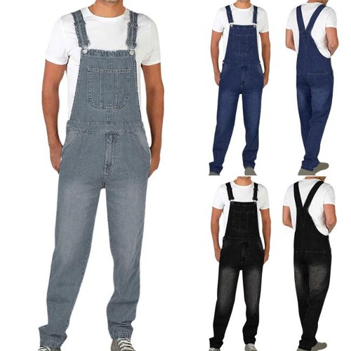 Latzhose herren denim overall - herren,