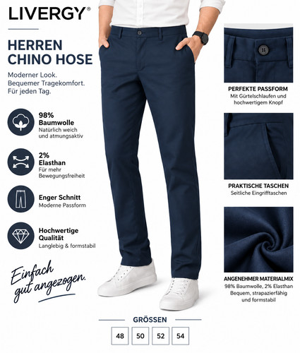 Livergy herren chino - herren,